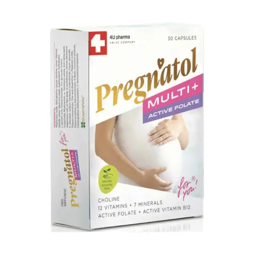 4U Pharma Pregnatol Multi + Active Folate kapsule 30 kapsula