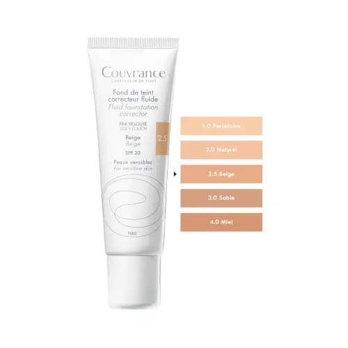 Avene Couvrance tekući puder Miel (4.0) SPF20 30ml