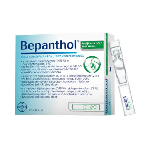 Bayer Bepanthol Kapi za oči 20 x 0,5ml