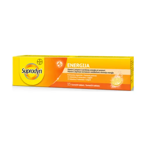 Bayer Supradyn Q10 šumeće tablete 15 šumećih tableta