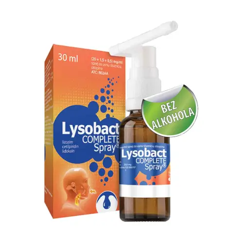 Bosnalijek Lysobact Complete sprej za grlo 30ml