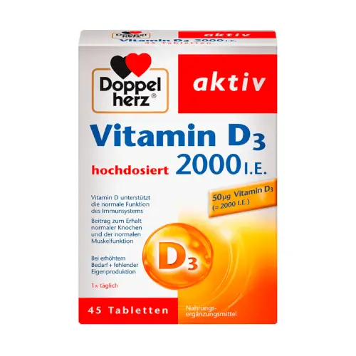 Doppelherz Aktiv Vitamin D 2000IU 45 tableta