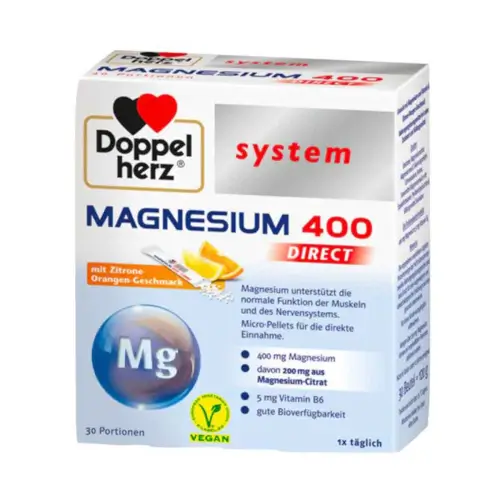 Doppelherz Magnezij 400 direkt 30 vrećica