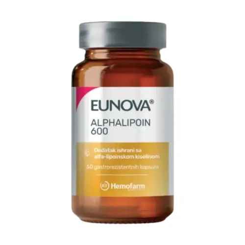 Hemofarm Eunova Alphalipoin 600 30 kapsula