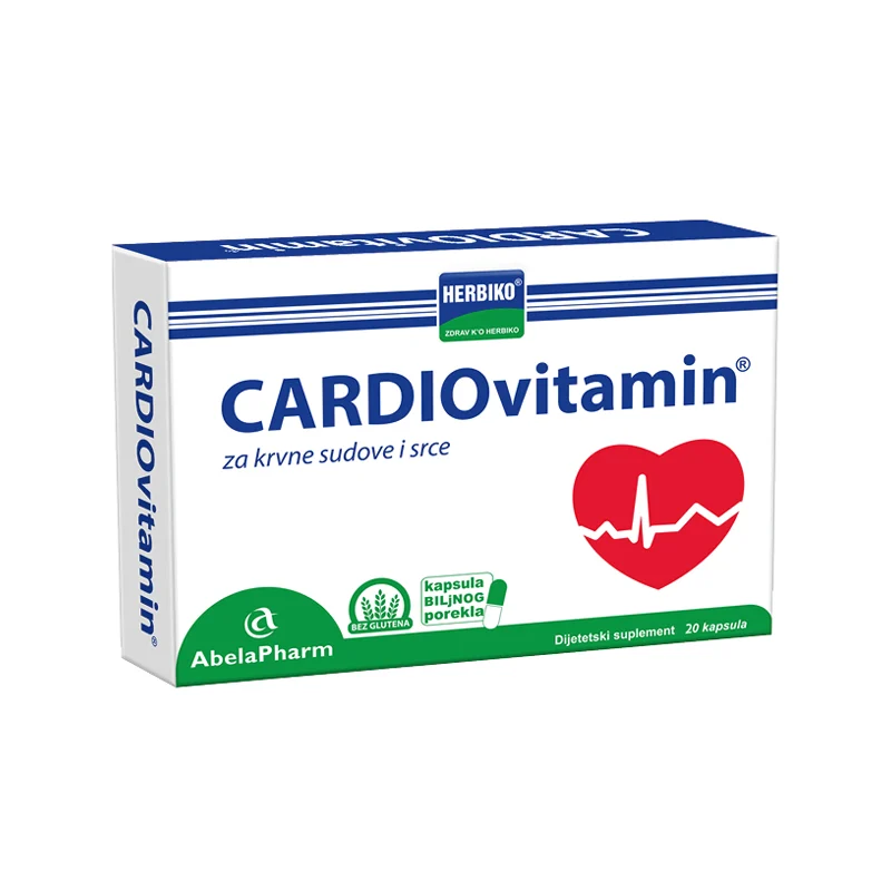 ABELAPHARM CARDIOvitamin 20 kapsula