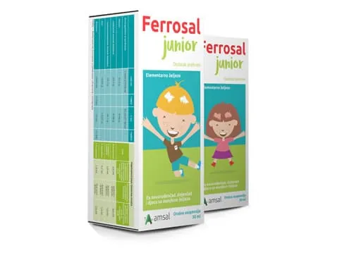 AMSAL FERROSAL Junior oralna suspenzija 50ml
