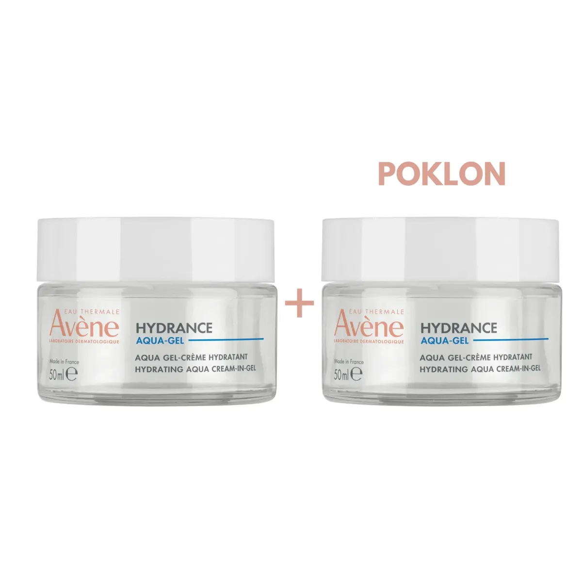 AVENE HYDRANCE Aqua gel 50ml 1+1 GRATIS