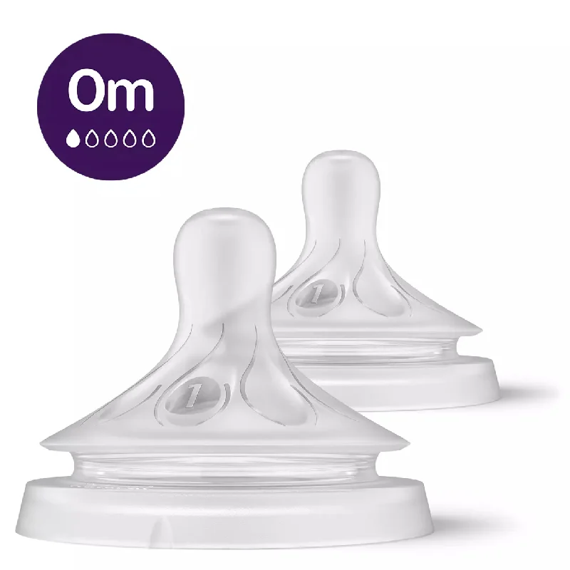 AVENT Natural Response silikonski sisač 3.0 1 kap (0m+) 2kom