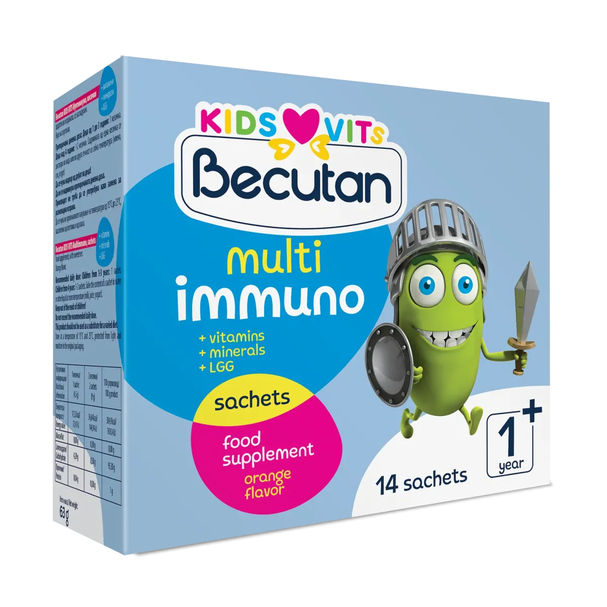 BECUTAN Kids Multiimmuno prašak za djecu a14