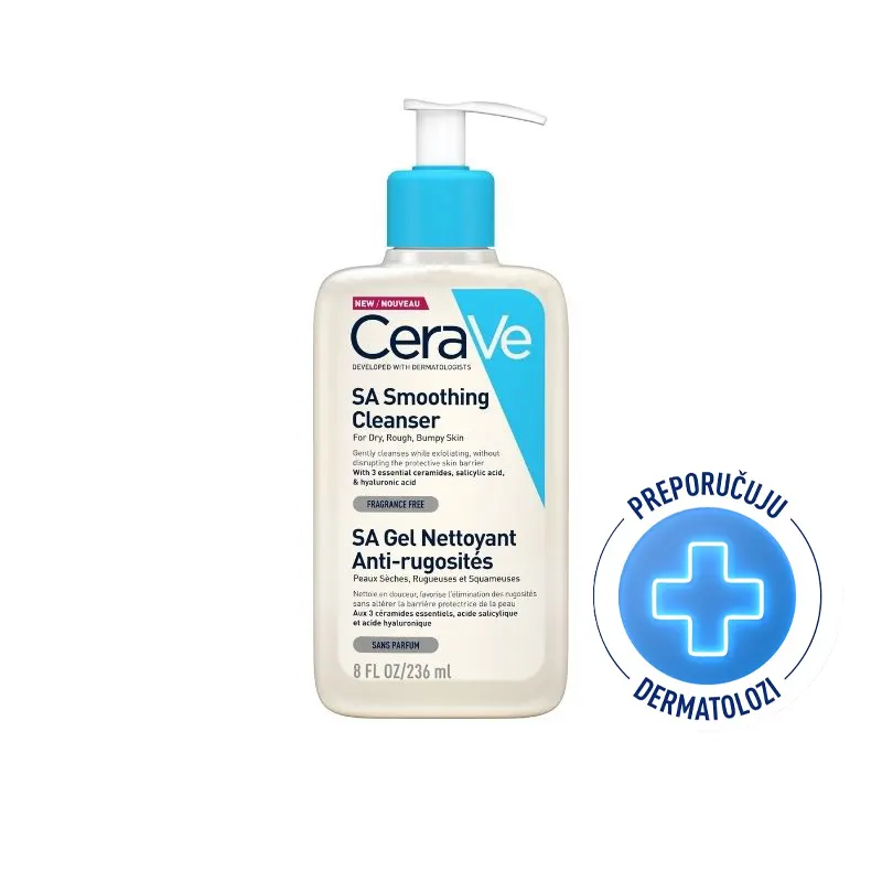 CeraVe SA gel za čišćenje suhe kože