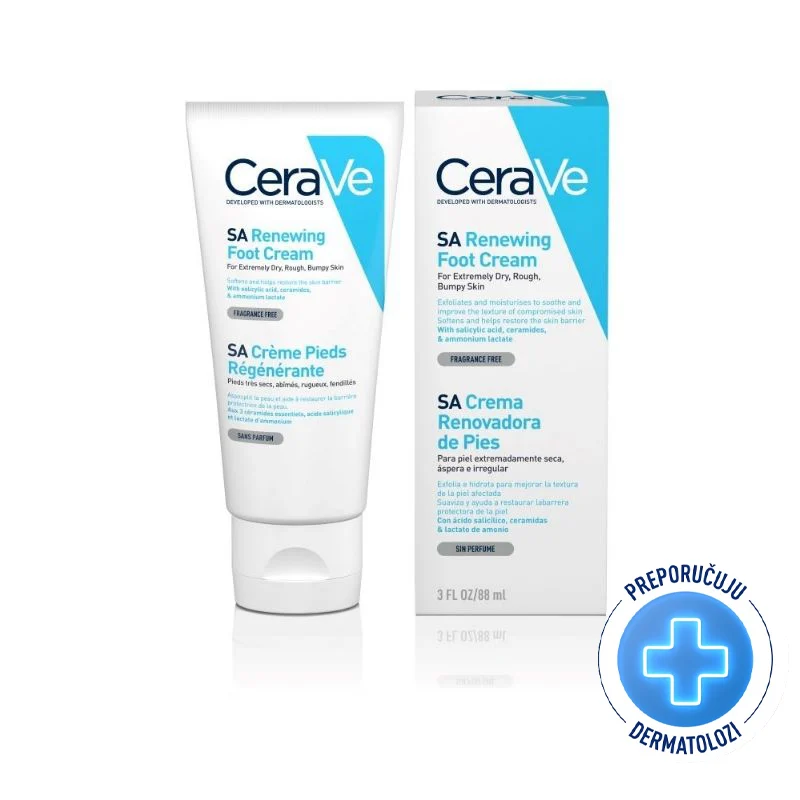 CeraVe SA Obnavljajuća krema za stopala 88ml
