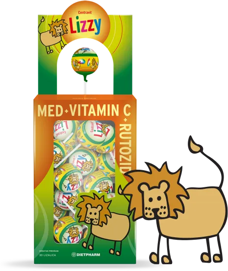 DIETPHARM Lizzy Centravit lizalica