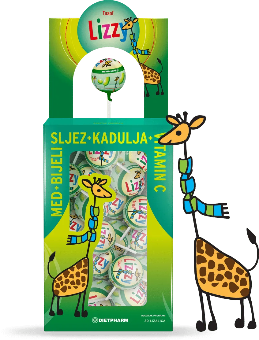 DIETPHARM Lizzy Tusol® lizalica