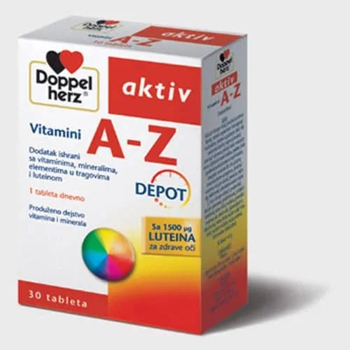 DOPPELherz Aktiv vitamini od A-Z 40 depo tableta