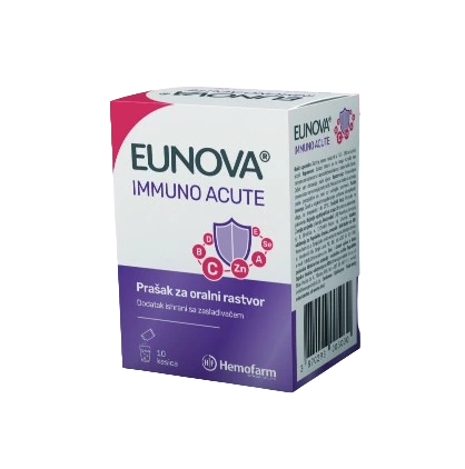 EUNOVA Immuno acute vrećice 10 komada