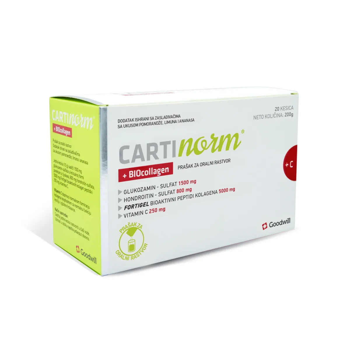 GOODWILL CARTINORM BIOcollagen 20 kesica