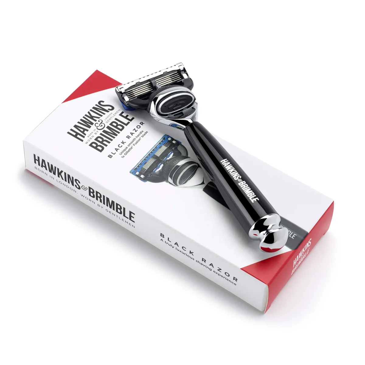 HAWKINS AND BRIMBLE Brijač crni Gillete ProGlide Fusion