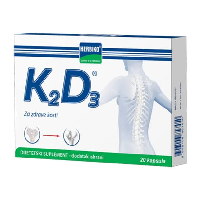 HERBIKO K2D3 20 kapsula