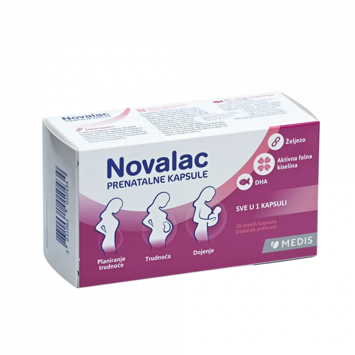 NOVALAC Prenatal 30 kapsula