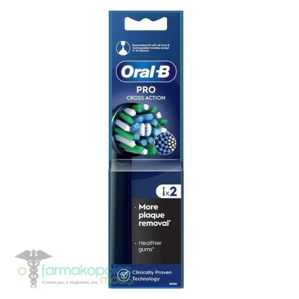 ORAL B Pro Cross Action zamjenska glava 2 kom black