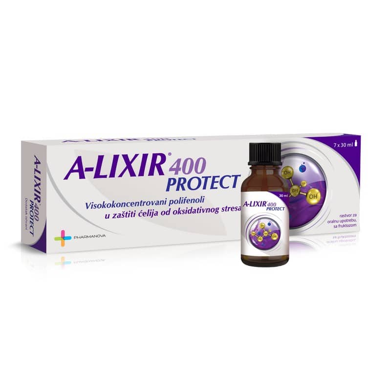 PHARMANOVA A-LIXIR 400 Protect bočice 7x30ml