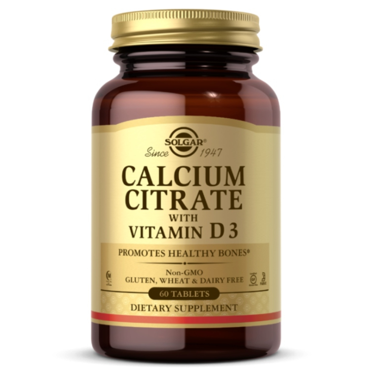 SOLGAR Kalcijum Citrat i Vitamin D3 60 tableta