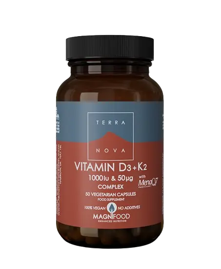 TERRANOVA Vitamin D3 1000iu i K2 50µg kompleks
