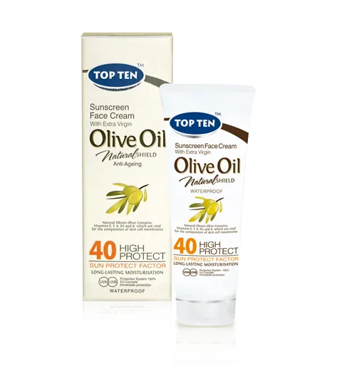 TOP TEN OLIVE OIL Krema za lice SPF 40 50ml
