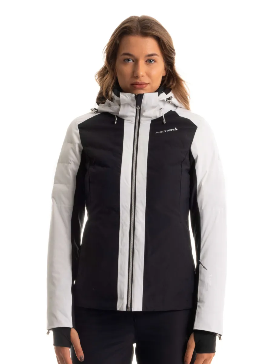 SOLEI NEO WOMENS SKIJACKET BLACK-WHITE