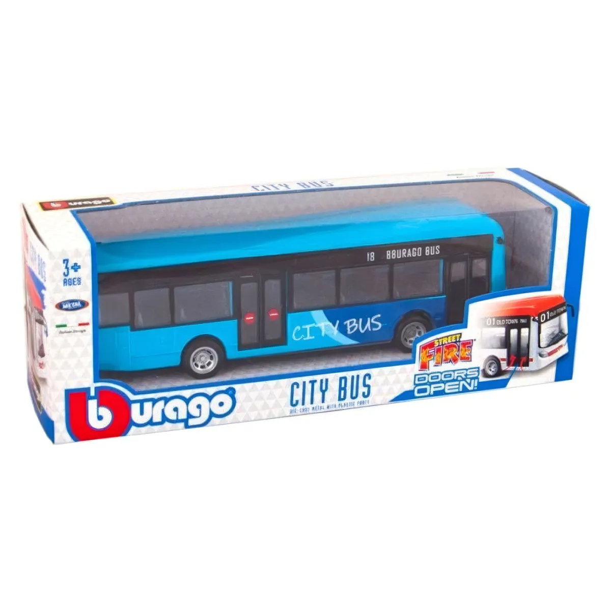 Autić Bburago Street Fire Autobus 1:43 34766