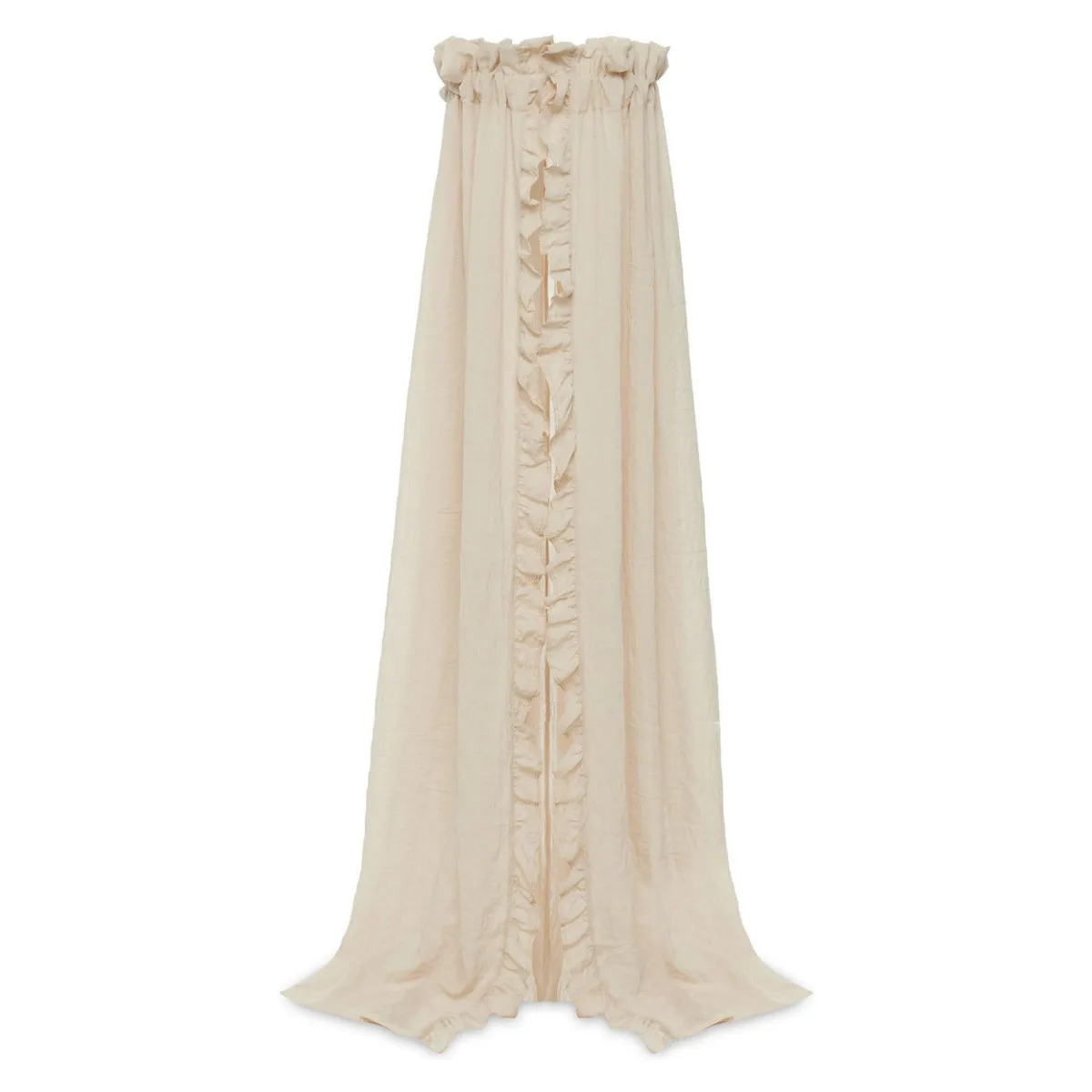 Baldahin Jollein Vintage 155 cm Ruffle Nougat