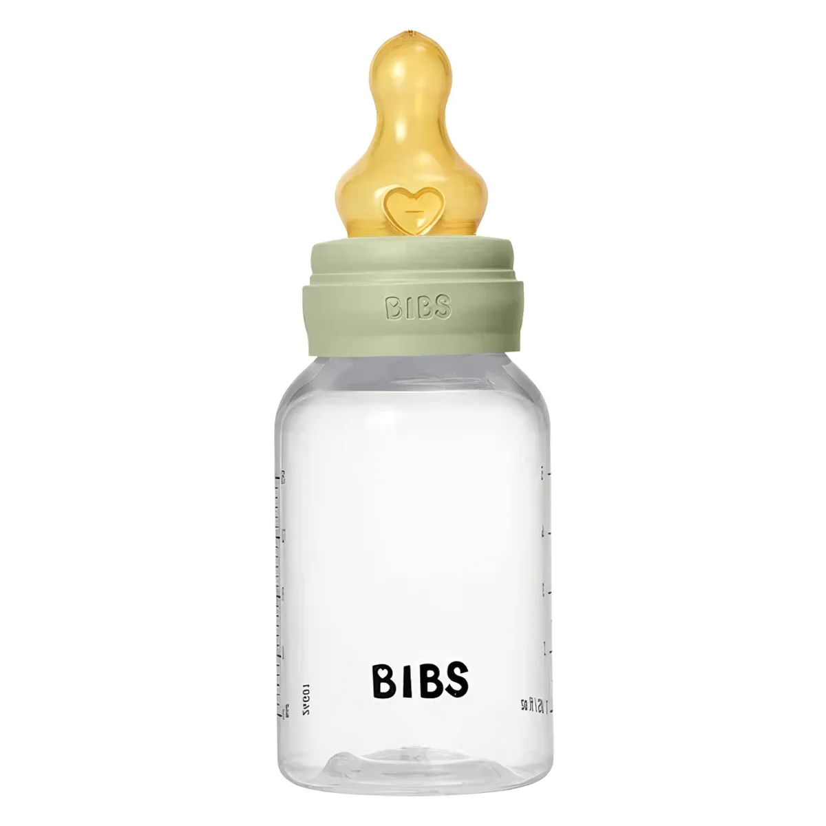 Bočica BIBS Round Latex 150 ml slow flow sage