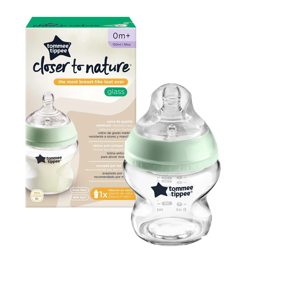 Bočica Tommee Tippee staklena za bebe 150 ml
