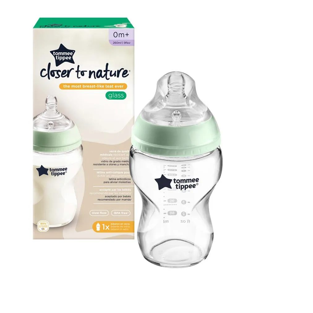 Bočica Tommee Tippee staklena za bebe 250 ml