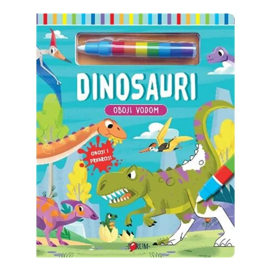 Bojanka Forum Oboji vodom dinosauri