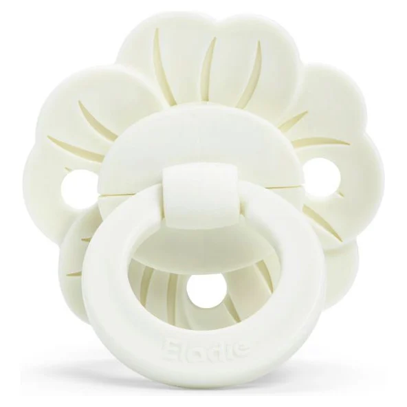 Duda Elodie Binky Bloom Silicone Vanilla White