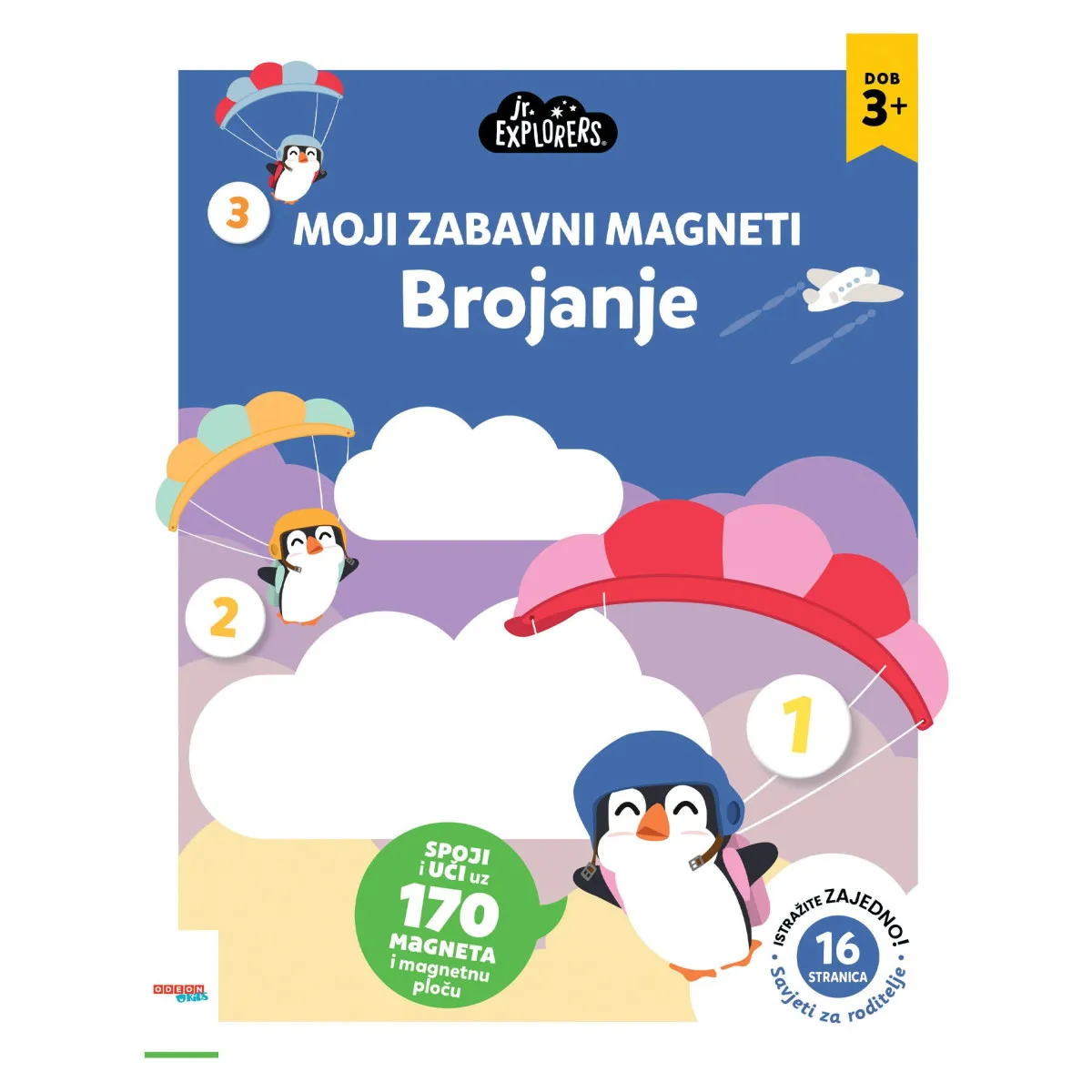 Edukativni magnetni set ODEON Moji zabavni magneti – brojanje