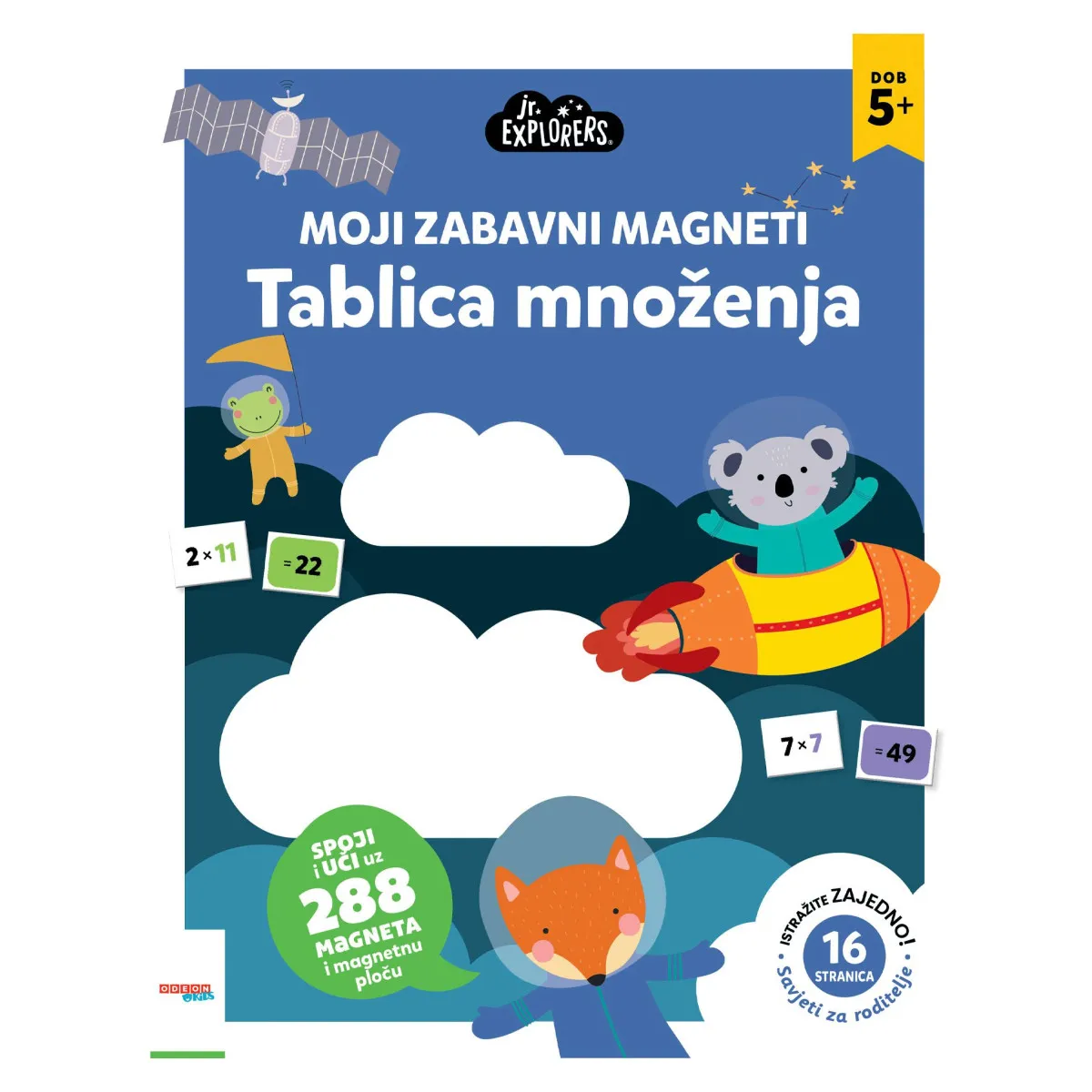 Edukativni magnetni set ODEON Moji zabavni magneti – tablica množenja
