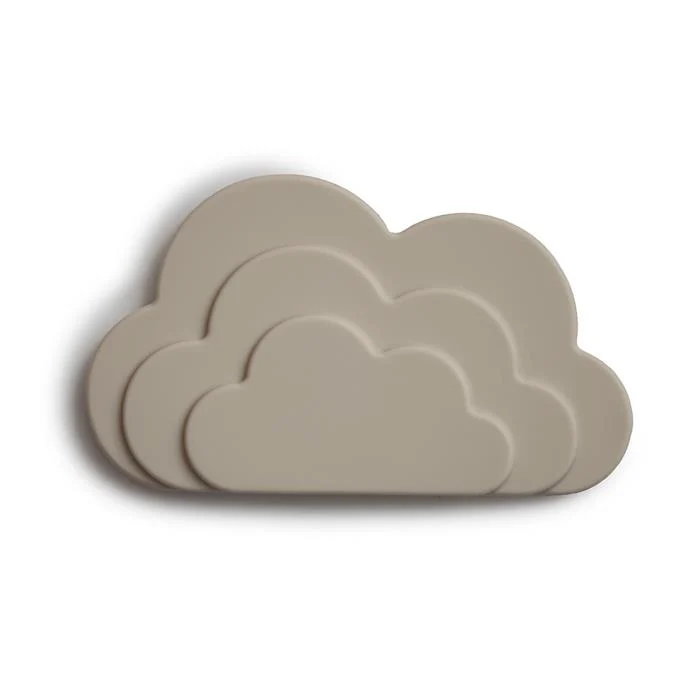 Glodalica Mushie Teether cloud grey