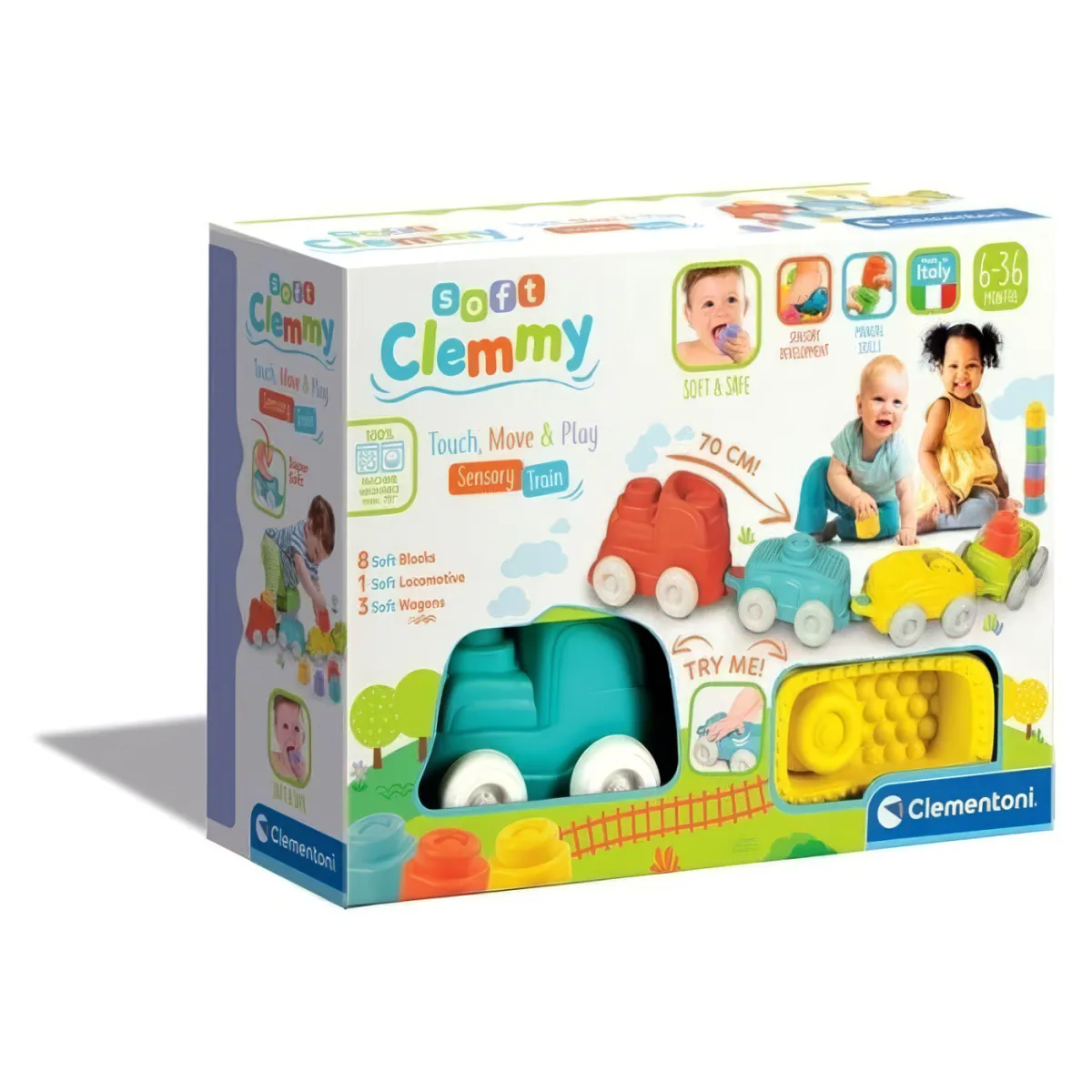 Igračka Clementoni Clemmy Soft Vlak 38586