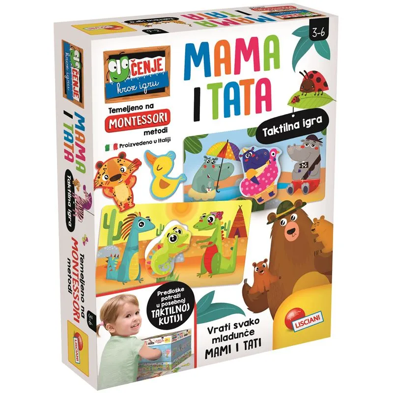 Igračka LISCIANI Montessori Plus mama i tata