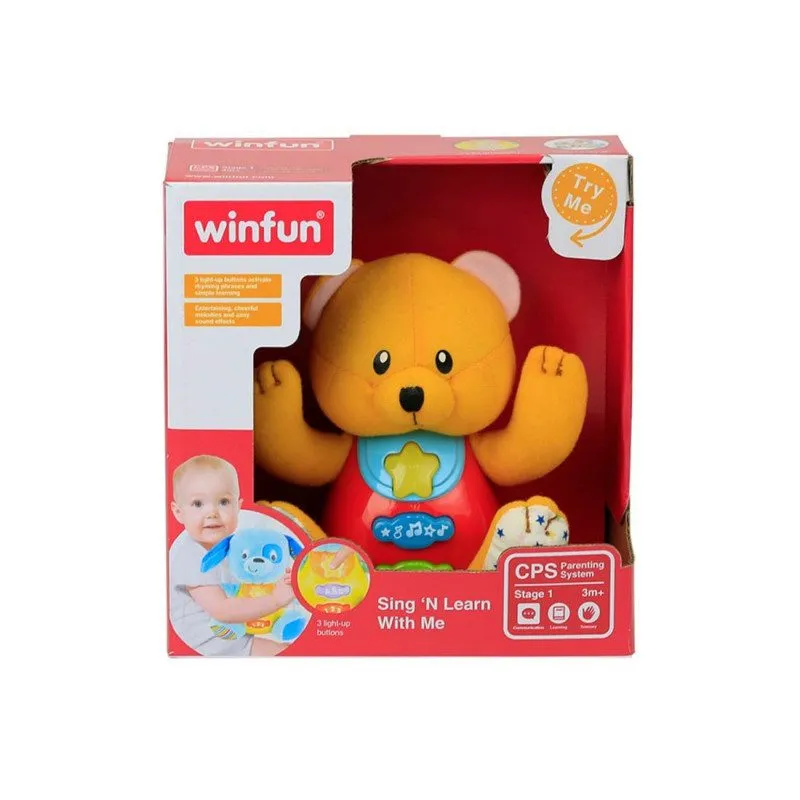 Igračka Winfun medo pjevaj sa mnom 000681