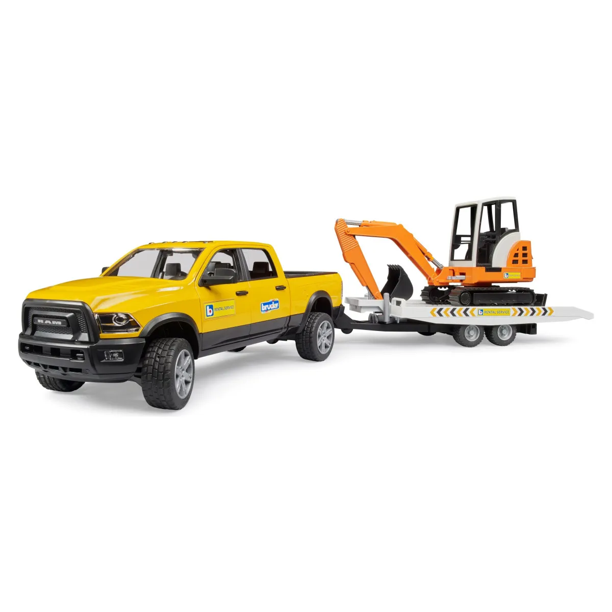 Kamion s mini bagerom Bruder RAM 02546