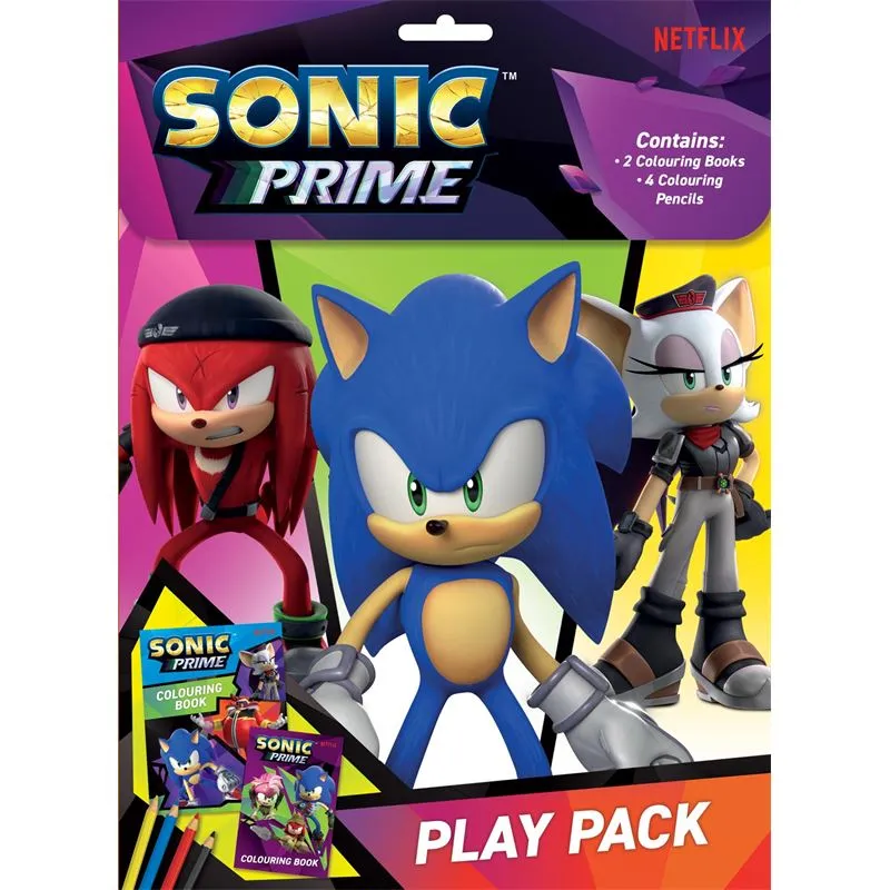 Knjiga Aligator Sonic Prime s naljepnicama