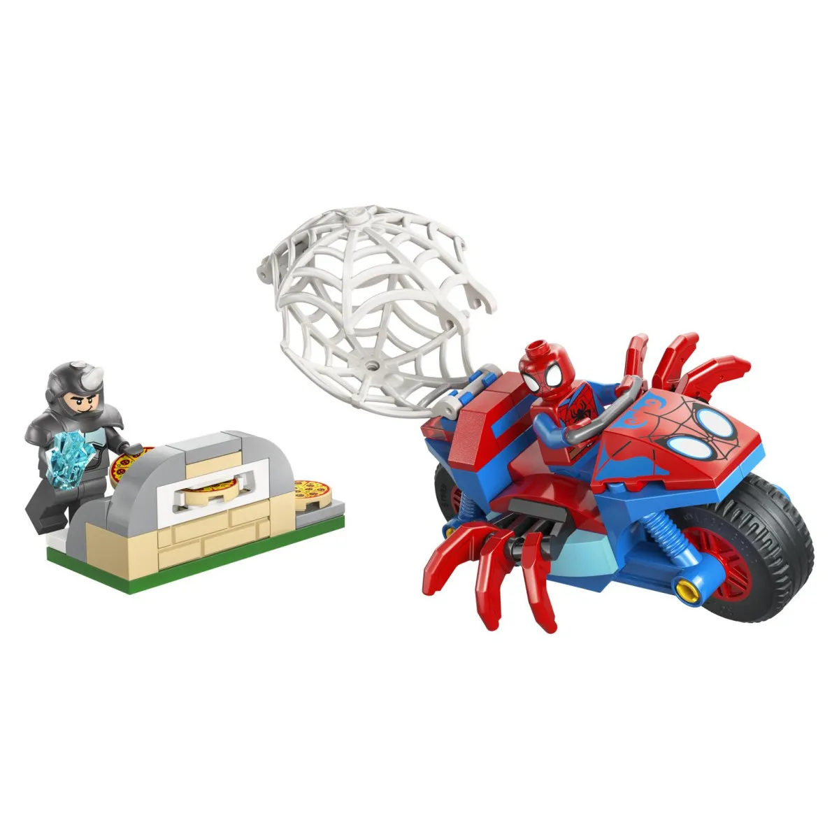 Kocke LEGO Marvel Spidey Na Motociklu Vs Nosorog 11206
