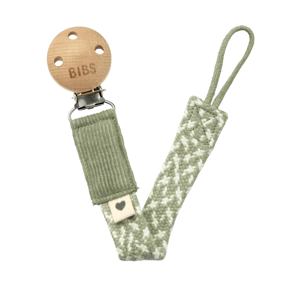 Kopča za dudu BIBS sage/ivory 9401104