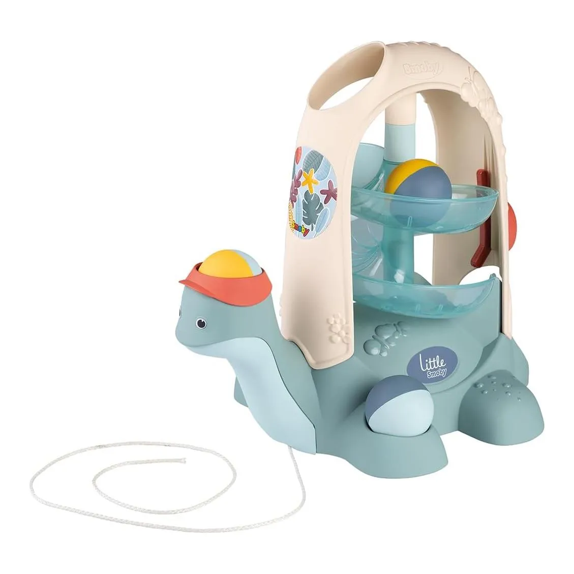 Kornjača Smoby Little Pull Along i loptice