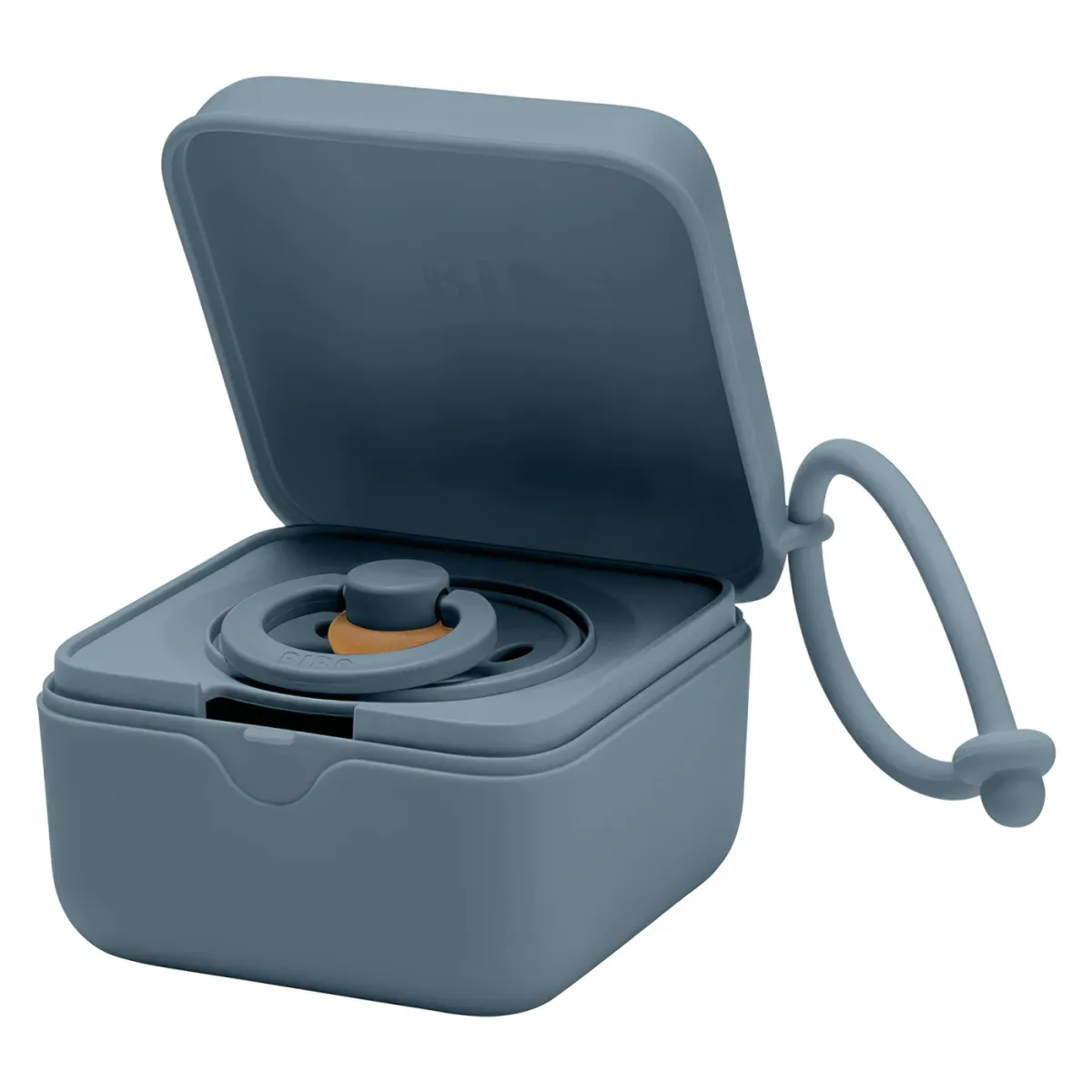Kutija BIBS Pacifier Box petrol za dudu