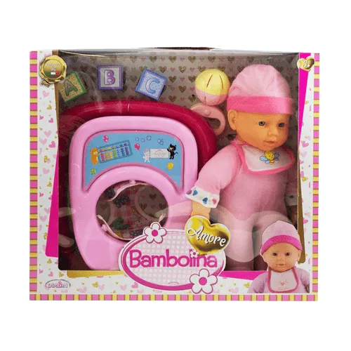 Lutka Bambolina Amore sa hodalicom set DI830