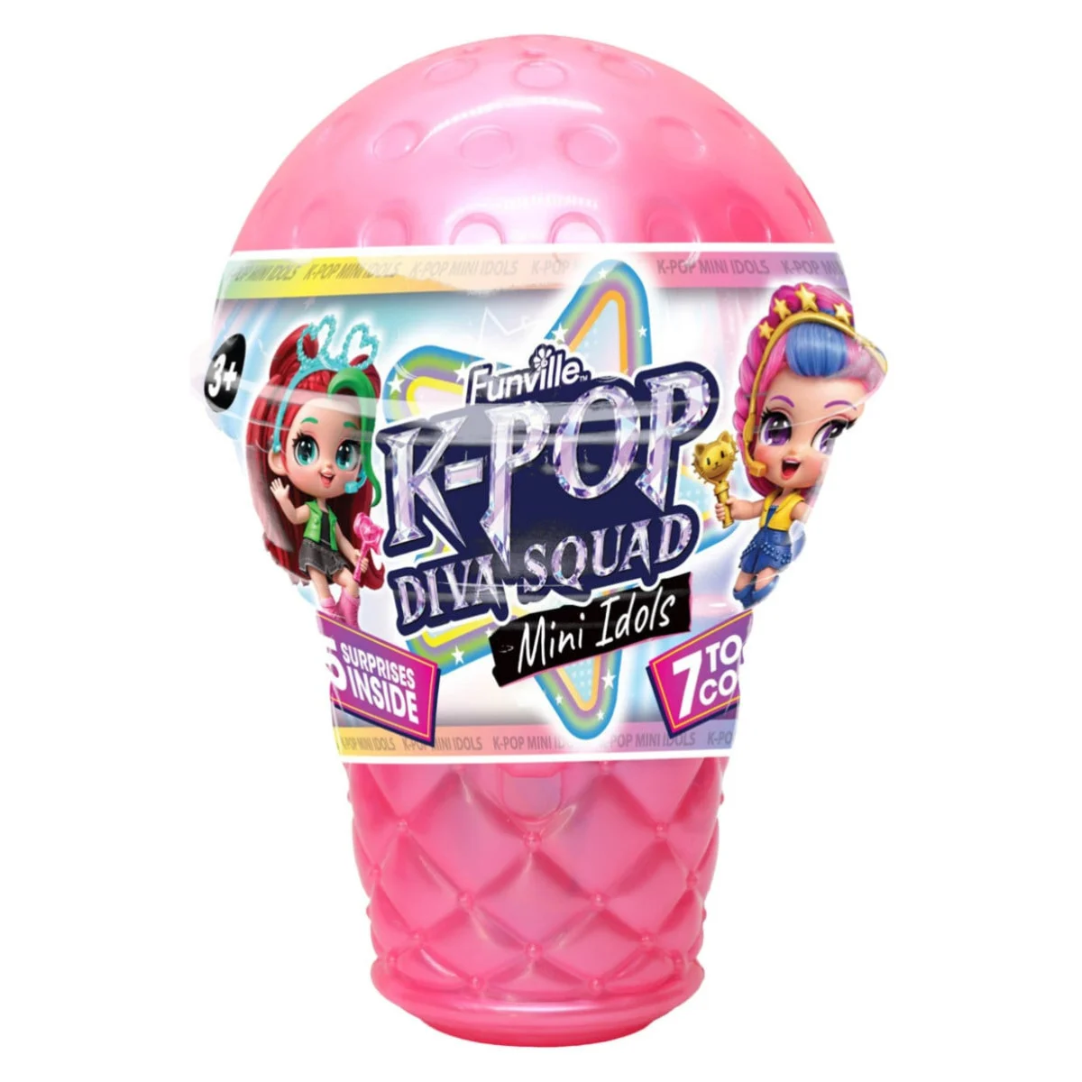 Lutka FunVille K-Pop Diva Squad Mini Idols 5 cm Sort